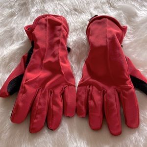 Red & black gloves